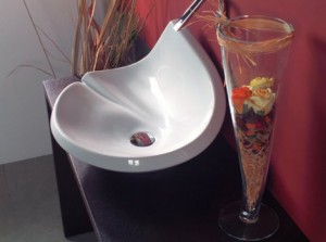 beyaz lavabo modeli blank