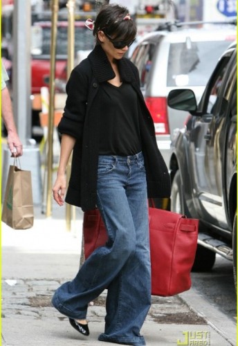 bol paça kot pantolon blank