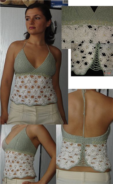 dantel sırt dekolteli bluz