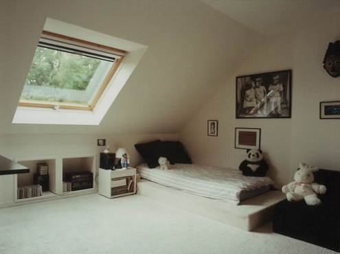 modern çatı katı dekorasyonu