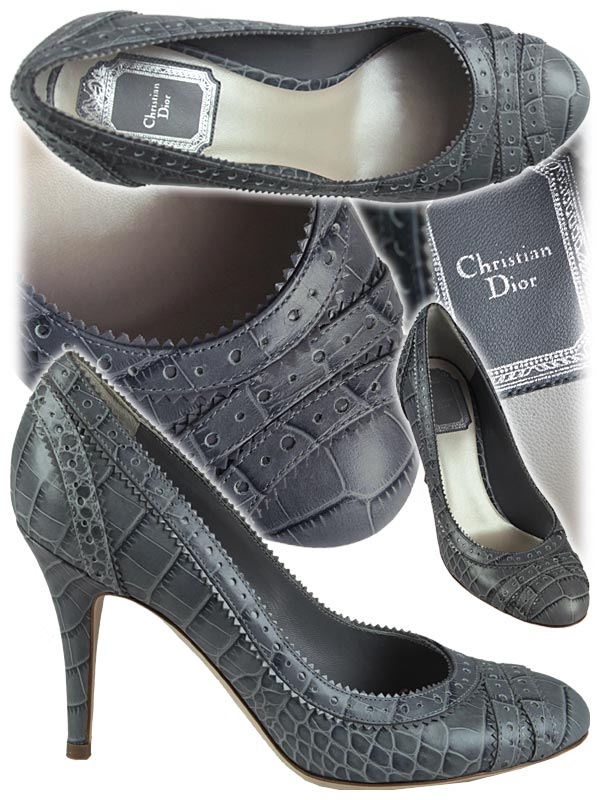 christian dior deri ayakkabı blank