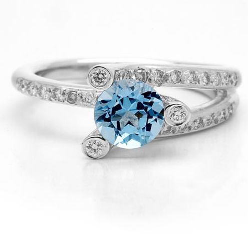 mavi taşlı yüzük modeli blank