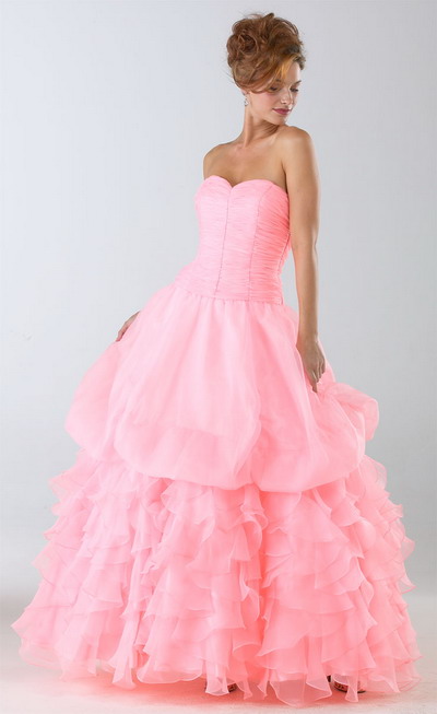 pembe abiye elbise blank