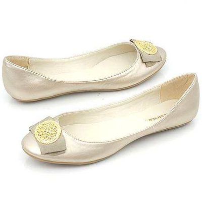 krem renkli gelin ayakkabı blank