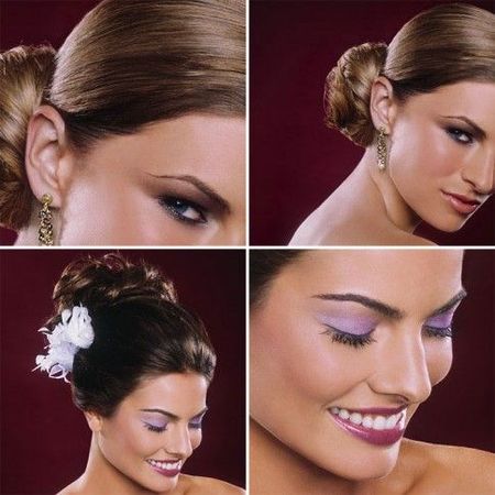 yandan topuz şekilleri blank