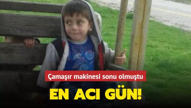 Minik Mert çamaşır makinesinde can verdi… Anne ile İlgili Mahkeme Kararını verdi