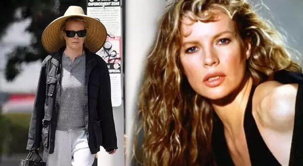 Agorafobi hastalığına yakalanmıştı! Kim Basinger kocaman şapkasıyla yüzünü gizledi